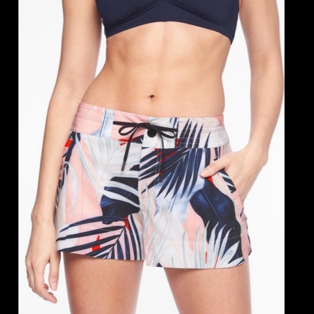 Athleta Hudson Floral Shorts size 12